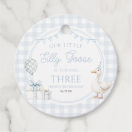 Etiquetas Para Lembrancinhas Our Little Silly Goose Blue Birthday Party