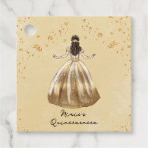 Ouro de Quinceanera com Glitter