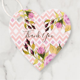 Etiquetas Para Lembrancinhas Padrão Floral rosa