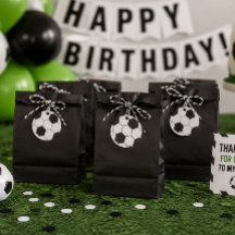 Padrão Geométrico de Bola de Futebol Preto e Branc