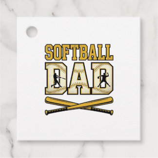 Etiquetas Para Lembrancinhas Pai de Softbol Grafismo de Taca Vintage_1