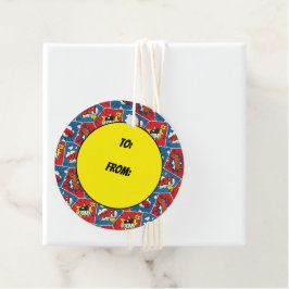 Etiquetas Para Lembrancinhas Painéis de livros em quadrinhos de pop Art