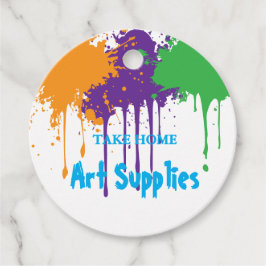 Etiquetas Para Lembrancinhas Painting Party Take Home Art Supplies