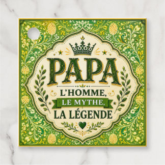 Etiquetas Para Lembrancinhas Papa, L'Homme, Le Mythe, La Légende