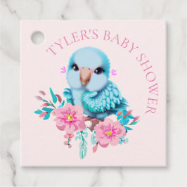 Etiquetas Para Lembrancinhas Papagaio Azul, Bonito e Adorável