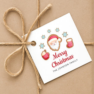 Etiquetas Para Lembrancinhas Papai Noel Fofo Feliz Natal