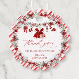 Etiquetas Para Lembrancinhas Papais noeis Bebê Roupas Chá de fraldas Obrigado