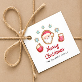 Etiquetas Para Lembrancinhas Papais noeis bonitos Feliz Natal