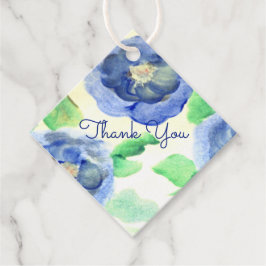 Etiquetas Para Lembrancinhas Papel de cor d'água Rosa azul