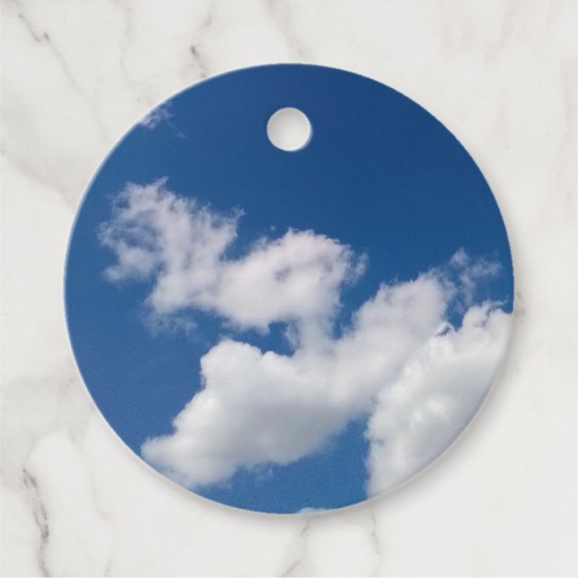 Etiquetas Para Lembrancinhas Passos nas nuvens (Frente)