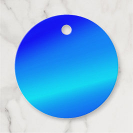 Etiquetas Para Lembrancinhas Pastel abstrato de cor azul-ópera ombre