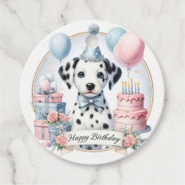 Etiquetas Para Lembrancinhas Pastel Cujo Puppy Dalmatic - Aniversário