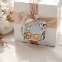 Etiquetas Para Lembrancinhas Pastel Tropical chá de fraldas Selle Safari Animai