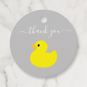 Etiquetas Para Lembrancinhas Pato Amarelo Obrigado