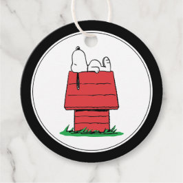 Etiquetas Para Lembrancinhas Peanuts Snoopy Dog House Birthday Favor Tags
