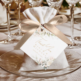 Etiquetas Para Lembrancinhas Pearl Blush Floral Elegance Obrigado ID989