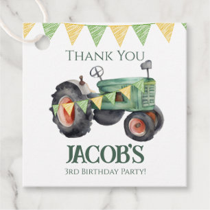 Etiquetas Para Lembrancinhas Pegue seu aniversário de 3 anos de Trator