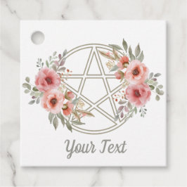 Etiquetas Para Lembrancinhas Pentáculo Floral do Quiet Sage