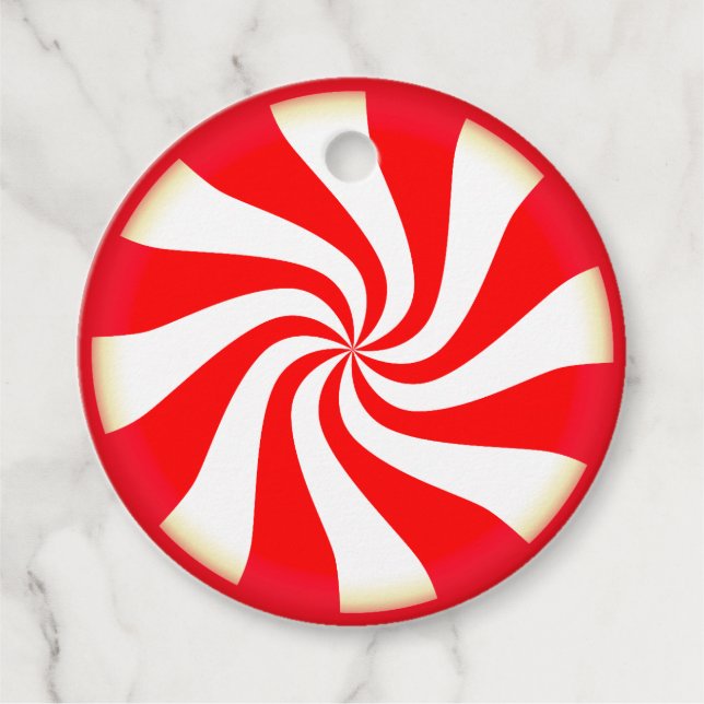 Etiquetas Para Lembrancinhas Peppermint Candy (Frente)