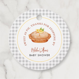 Etiquetas Para Lembrancinhas Pequena Cinza de torta doce Obrigado