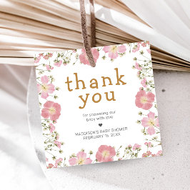 Etiquetas Para Lembrancinhas Pequena Festa de Criança Boho Flor Silvestre