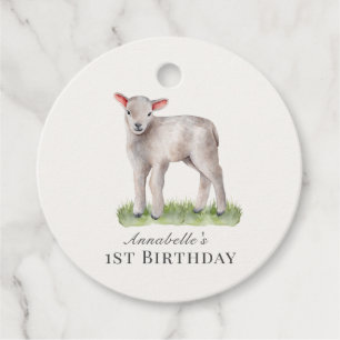 Etiquetas Para Lembrancinhas Pequeno Aniversário De Lamb Obrigado A Favorecer