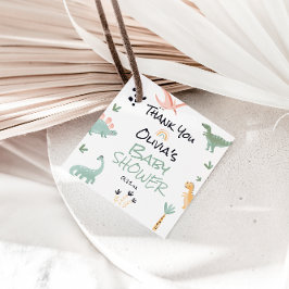 Etiquetas Para Lembrancinhas Pequeno Dino No Caminho Do Chá de fraldas Do Dinos