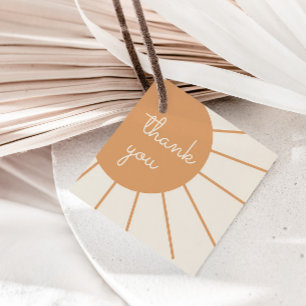 Etiquetas Para Lembrancinhas Pequeno Ray do Chá de fraldas Sunshine Boho