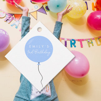 Etiquetas Para Lembrancinhas Personalised Balloon Party birthday christening 