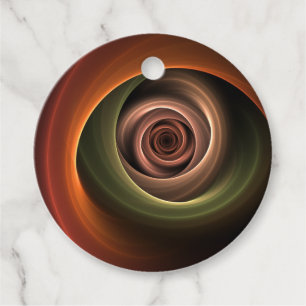 Etiquetas Para Lembrancinhas Personalização de Arte Moderna do Abstrato espiral