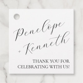 Etiquetas Para Lembrancinhas Personalização de Casamento Branco da Caligrafia d