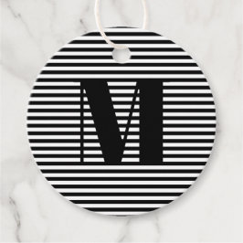 Etiquetas Para Lembrancinhas Personalizar faixas brancas pretas iniciais do mon