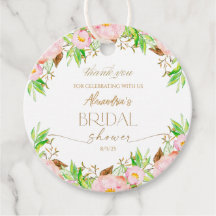 Personalizar Flores para Chá de Noiva Obrigado