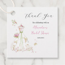 Personalizar o Chá de panela Vestido Obrigado