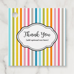 Etiquetas Para Lembrancinhas Personalizável Obrigado, Mantenha as faixas do arc