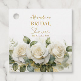 Etiquetas Para Lembrancinhas Personalize Noivado Rosas Brancas