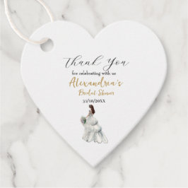 Etiquetas Para Lembrancinhas Personalize o vestido de chá de noiva Obrigado