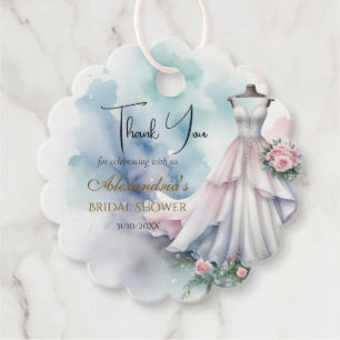 Etiquetas Para Lembrancinhas Personalize o vestido de chá de panela de noiva Ob