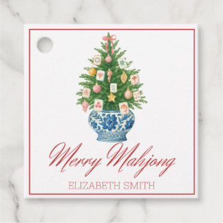 Etiquetas Para Lembrancinhas Personalized American Mahjong Gift Tags