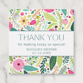 Etiquetas Para Lembrancinhas Pétalas e Prosecco Festa de Chá de Noiva Floral