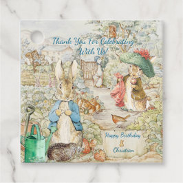 Etiquetas Para Lembrancinhas Peter the Rabbit Garden Storybook Birthday