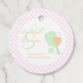 Etiquetas Para Lembrancinhas Pickleball and Prosecco Bridal Shower