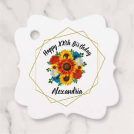 Etiquetas Para Lembrancinhas Picnic Party Geométrico Floral