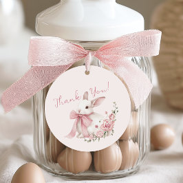 Etiquetas Para Lembrancinhas Pink Little Bunny Baby Shower