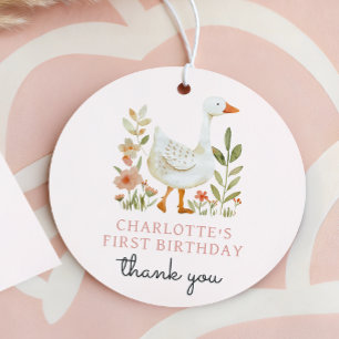 Etiquetas Para Lembrancinhas Pink One Bobo Goose Birday