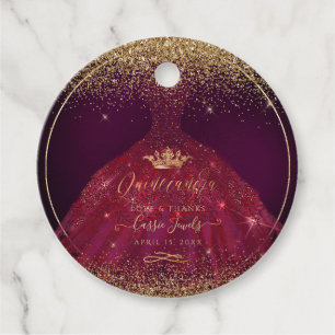 Etiquetas Para Lembrancinhas PixDezines Quinceanera Glitter