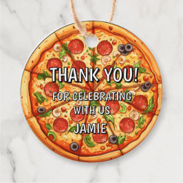 Etiquetas Para Lembrancinhas Pizza de Aniversário Primeiro Aniversário