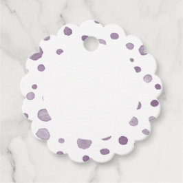Etiquetas Para Lembrancinhas Plum Confetti Watercolor Pontos Favoráveis