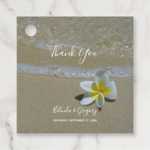 Etiquetas Para Lembrancinhas Plumeria Frangipani Sobre Presente De Casamento De