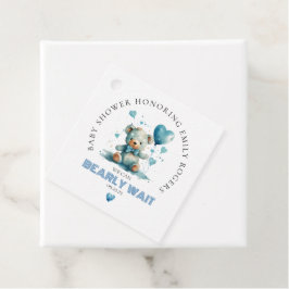 Etiquetas Para Lembrancinhas Podemos Esperar Um Urso Azul